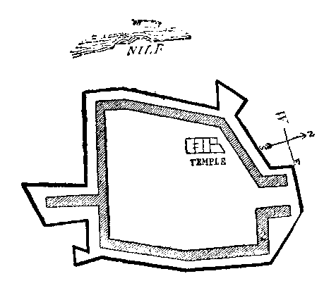 Fig 34.--Plan of fortress of K�mmeh. 