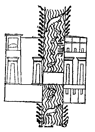 Fig 42.--Canal and bridge, Zar�, Karnak. 