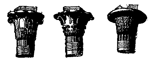 Fig 67.--Ornate capitals, Ptolemaic. 
