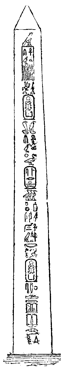 Fig 108.--Obelisk of �sertesen I., of Heliopolis. 