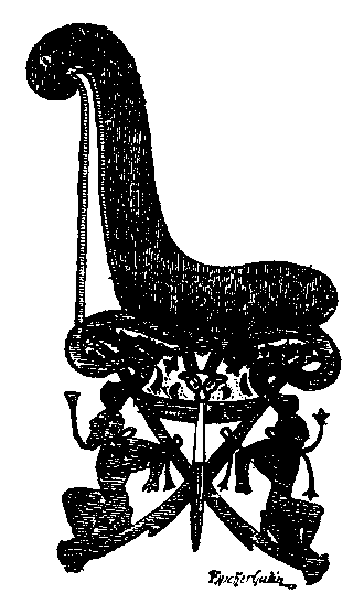 Fig 270. --Royal throne-chair, wall-painting Rameses III.