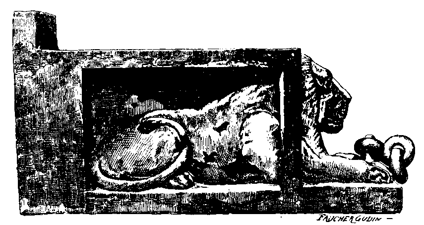 Fig 282.--Bronze lion from Horbeit, Sa�te. 
